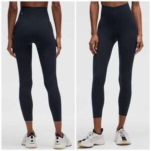 Lululemon Glow Up Super-High-Rise Tight 25" True Navy blue SIZE 8 NWT